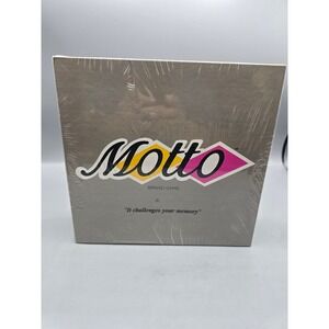 Motto Brand Game Memory Challenge Board‎ Game Factory Sealed Vintage Style